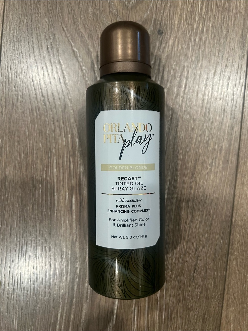 Golden Blonde Recast Tinted Oil Spray Glazed by Orlando Pita